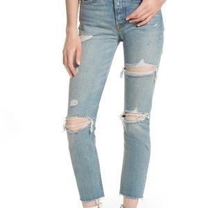 GRLFRND Karolina distressed jeans size 25